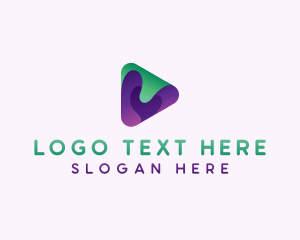 Youtube Vlogger - Digital Media Player logo design