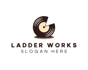 Vinyl Record Studio logo design