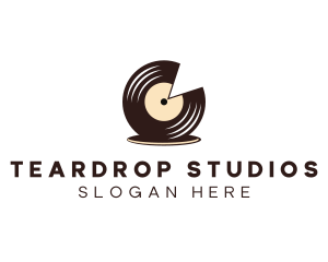 Vinyl Record Studio logo design