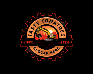 Gear Urban Excavator logo design