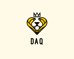 Beast - Royal Lion Heart logo design