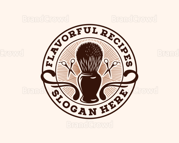 Barber Groomer Salon Logo