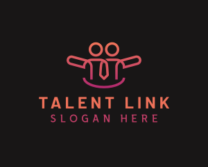 Staffing - People Work Employee logo design