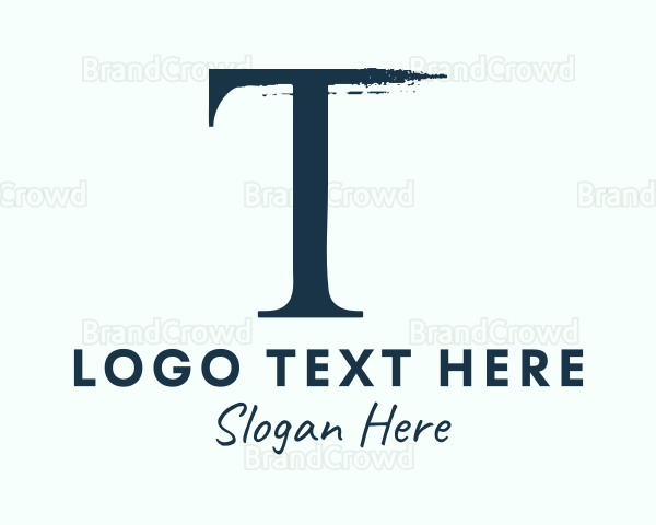 Business Letter T Logo