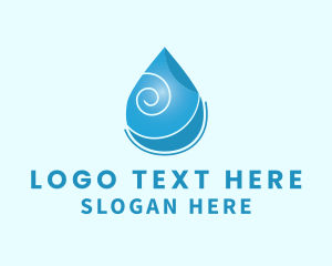 Sanitizing Gel - Liquid Drinking Water logo design