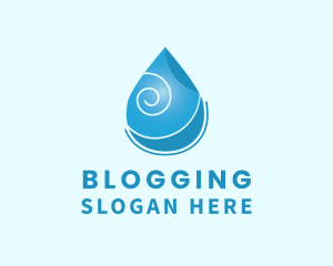 Drinking Water - Liquid Drinking Water logo design