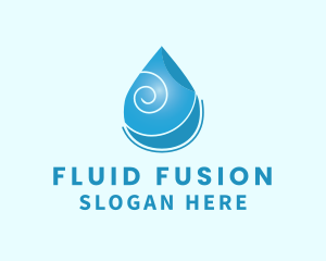 Liquid Drinking Water  logo design