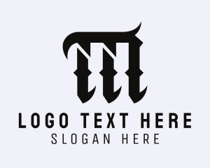 Tattoo - Tattoo Artist Calligraphy Letter logo design