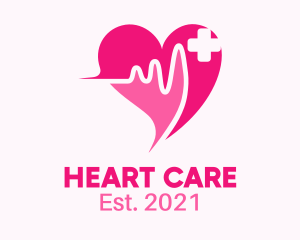 Cardiology - Medical Heart Care logo design