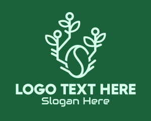 Affogato - Organic Coffee Bean Tech logo design