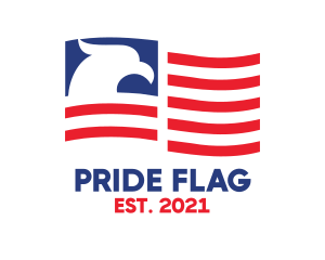 Flag - USA Flag American Eagle logo design