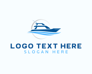 Ship - Cruise Ship Ferry logo design
