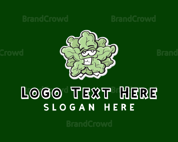 Cartoon Vegetable Lettuce Logo