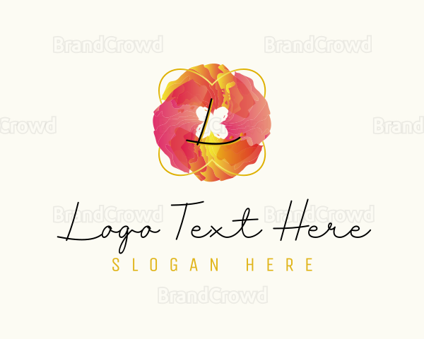 Beauty Floral Watercolor Logo