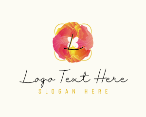 Designer - Beauty Floral Watercolor logo design