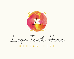 Beauty Floral Watercolor  Logo