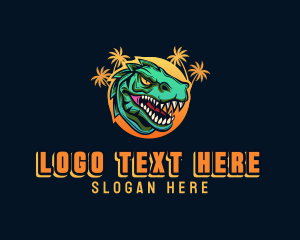 Clan - Wild Dinosaur Gaming logo design