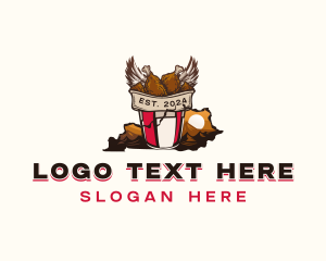 Fried Chicken - Kentucky Fried Chicken logo design