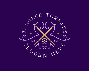 Luxury Needle Thread logo design