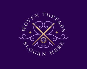 Luxury Needle Thread logo design