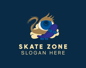 Skateboarding Eye Streetwear logo design