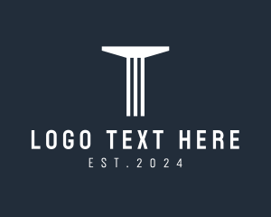 Structure - Architectural Firm Letter T logo design