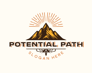 Mountain Peak Camp logo design