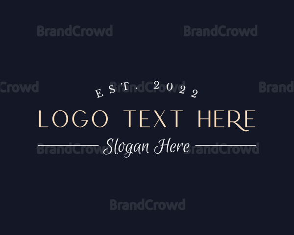 Elegant Salon Boutique Logo