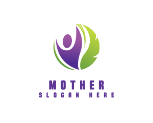 Natural - Nature Wellness Leaf logo design
