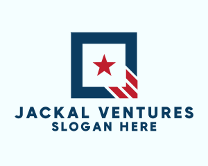 Stars And Stripes Square logo design