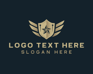 Star - Star Badge Security logo design