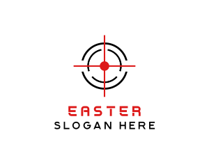 Trigger - Target Crosshair Shooter logo design