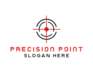 Accuracy - Target Crosshair Shooter logo design