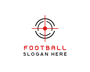 Training - Target Crosshair Shooter logo design