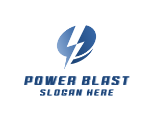 Lightning Electric Power logo design