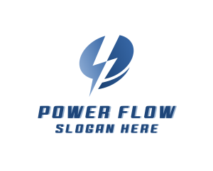 Lightning Electric Power logo design