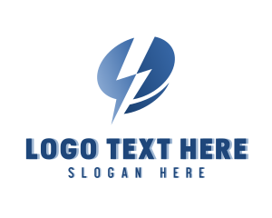 Power - Lightning Electric Power logo design