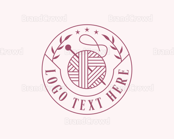 Handmade Crochet Knitting Logo