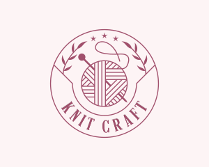 Handmade Crochet Knitting logo design