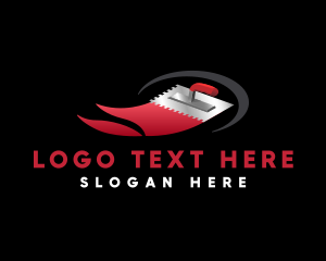 Tool - Masonry Trowel Construction logo design