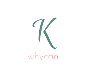 Fashion Label - Elegant Turquoise Letter K logo design