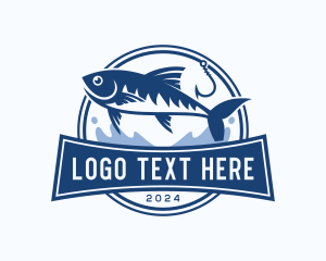 Marina - Fish Hook Fishing logo design