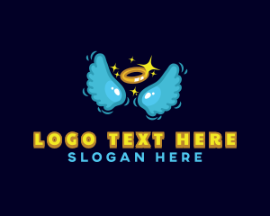 Orphan - Angel Wing Halo logo design