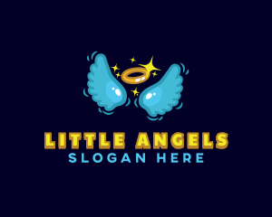 Angel Wing Halo logo design