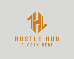 Professional Business Letter H logo design