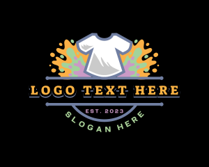 Screenprint - Paint Shirt  Print logo design