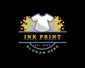 Print - Paint Shirt  Print logo design