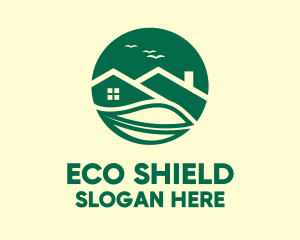 Eco Sky House logo design