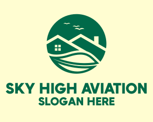 Eco Sky House logo design