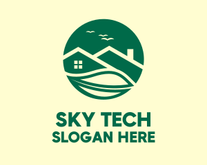 Eco Sky House logo design